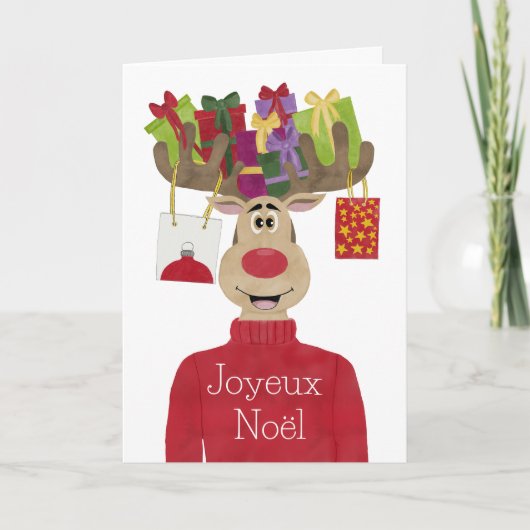 Joyeux Noel、クリスマスギフトフランスのトインデナー シーズンカード (正面)