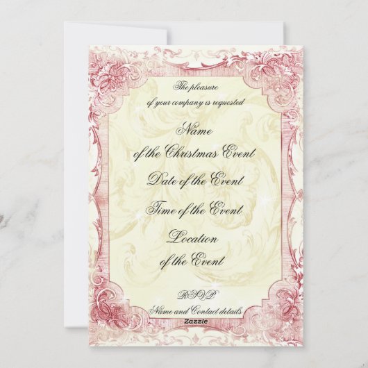 Joyeux Noel シーズンカード (裏面)