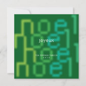 JOYEUX NOEL テックフォント クリスマス (正面)