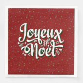 Joyeux Noël フランス語のクリスマステキスト (正面)