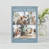 Joyeux Noel マルチフォト ホリデーカード (スタンド正面)