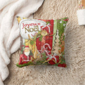 Joyeux Noel (メリーフランスの・クリスマス) クッション (ブランケット)