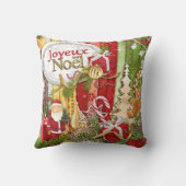 Joyeux Noel (メリーフランスの・クリスマス) クッション (裏面)