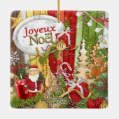 Joyeux Noel (メリーフランスの・クリスマス) セラミックオーナメント (裏面)