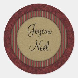 Joyeux Noël ラウンドシール