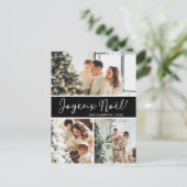 Joyeux Noel 4フォトホリデーポストカード シーズンポストカード (スタンド正面)