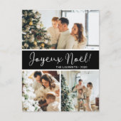 Joyeux Noel 4フォトホリデーポストカード シーズンポストカード (正面)