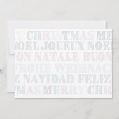 Joyeux Noel 4枚フォトカード シーズンカード (裏面)