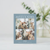 Joyeux Noel 5枚の写真入り シーズンポストカード (スタンド正面)