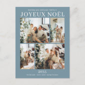 Joyeux Noel 5枚の写真入り シーズンポストカード (正面)
