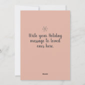 Joyeux Noel Avec写真クリスマスフランスののカスタム写真 シーズンカード (裏面)