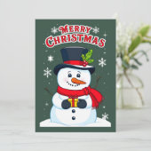 Joyeux Noël avec un Bonhomme de Neige Magique 招待状 (スタンド正面)