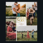 Joyeux Noel Christmas フランスの Four Photo Collage ポスター<br><div class="desc">クリスマス最高のの応援を広げる方法は大声で聞くために大声で歌っている！このフェスティバルフランスの「Joyeux Noel」クリスマスファミリーフォトコラージュカードは、美しく明るいフォントとクリスマスの家族フォトセッションの写真を備えお気に入りのている。この家族のクリスマスフォトカードは楽しい、おもしろいを持っ感じている。</div>