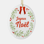 Joyeux Noël Décoration Ornement セラミックオーナメント (右)