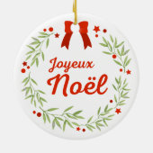 Joyeux Noël Décoration Ornement セラミックオーナメント (裏面)