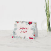 Joyeux Noël Double card for annual parties シーズンカード (正面)