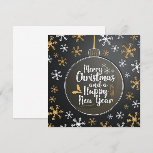 Joyeux Noël et bonne année (正面/裏面)
