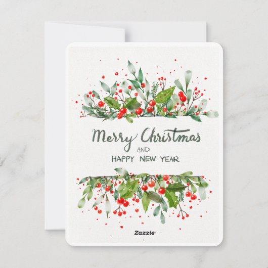 JOYEUX NOËL ET BONNE ANNÉE シーズンカード (裏面)