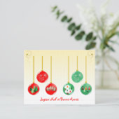Joyeux Noël et Bonne Année シーズンポストカード (スタンド正面)