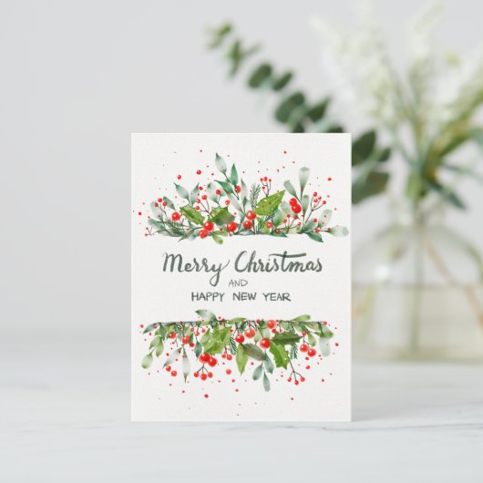 JOYEUX NOËL ET BONNE ANNÉE ポストカード (スタンド正面)