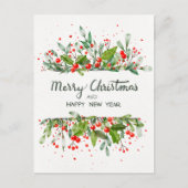 JOYEUX NOËL ET BONNE ANNÉE ポストカード (正面)