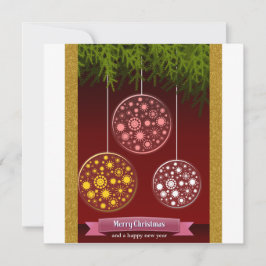 JOYEUX NOËL ET BONNE ANNÉE 招待状