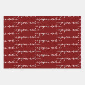 Joyeux Noel French Design ラッピングペーパーシート (正面2)