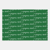 Joyeux Noel French Design ラッピングペーパーシート (正面)