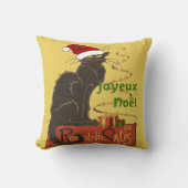 Joyeux Noel Le Chat Noir クリスマスパロディ クッション (正面)