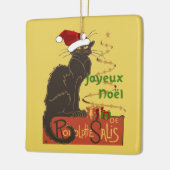 Joyeux Noel Le Chat Noir Christmas Spoof  セラミックオーナメント (左)