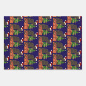 Joyeux Noel Le Chat Noir Spoof With Yule Tree ラッピングペーパーシート (正面2)