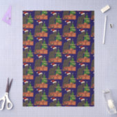 Joyeux Noel Le Chat Noir Spoof With Yule Tree 薄葉紙 (クラフト)