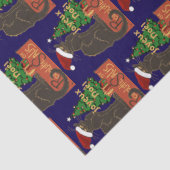 Joyeux Noel Le Chat Noir Spoof With Yule Tree 薄葉紙 (詳細)