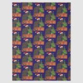 Joyeux Noel Le Chat Noir Spoof With Yule Tree 薄葉紙 (正面)