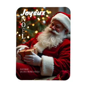 Joyeux Noël Le Père Noël s'est endormi FPM マグネット