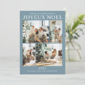 Joyeux Noel Multi Photo Holiday Card シーズンカード (スタンド正面)