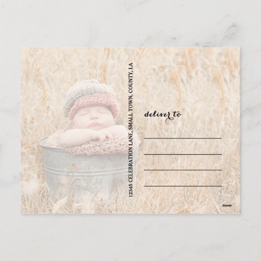 JOYEUX NOEL %PIPE%のモダンな休日の写真の郵便はがき シーズンポストカード (裏面)