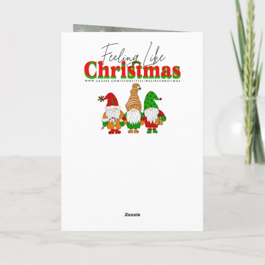 Joyeux Noël | Pretty Fairy Personalized Christmas カード (裏面)