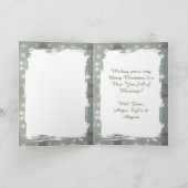 Joyeux Noël | Pretty Fairy Personalized Christmas カード (内部)