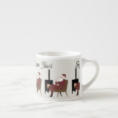 Joyeux Noël Tasse Expresso Père Noël Cocooning エスプレッソカップ (右)