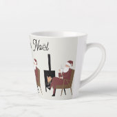 Joyeux Noël Tasse Latte Père Noël Cocooning カフェラテマグ (右)