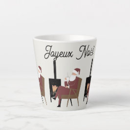 Joyeux Noël Tasse Latte Père Noël Cocooning カフェラテマグ