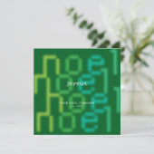JOYEUX NOEL TECHフォント企業の写真クリスマス シーズンカード (スタンド正面)