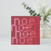 JOYEUX NOEL TECH FONT CORPORATE PHOTO CHRISTMAS シーズンカード (スタンド正面)