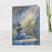 Joyfoy Light - Snowman Christmas カード (正面)