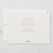 JOYFULエレガント Photo数々の Christmas シーズンカード (裏面)