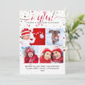 JOYFULホリデーカード+カラーマッチングタイポグラフィ シーズンカード (スタンド正面)