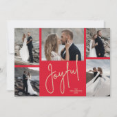 JOYFUL写真数々のクリスマス シーズンカード (正面)