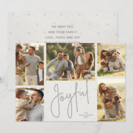 JOYFUL写真数々のクリスマス シーズンカード