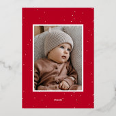 Joyful金ゴールドツリー2写真 箔シーズンカード (裏面)